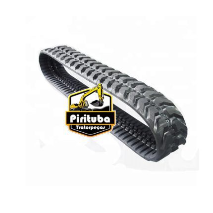 Esteira de Borracha para Mini Escavadeira