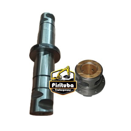 5M5005 / 3P1900 Eixo e Bucha da Roda Guia Trator   D6
